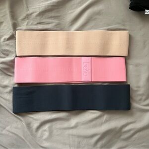 Bala Resistance Bands Set - Pink, Black, Tan